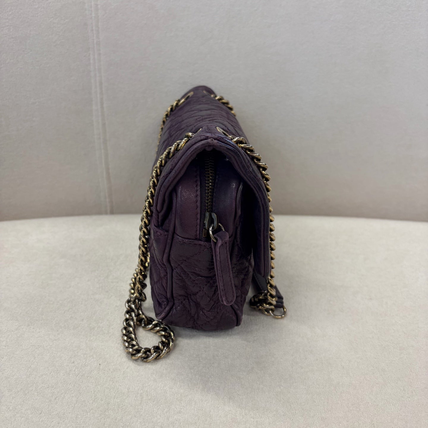 Chanel - Timeless/Classique - Leather - Purple - (medium)