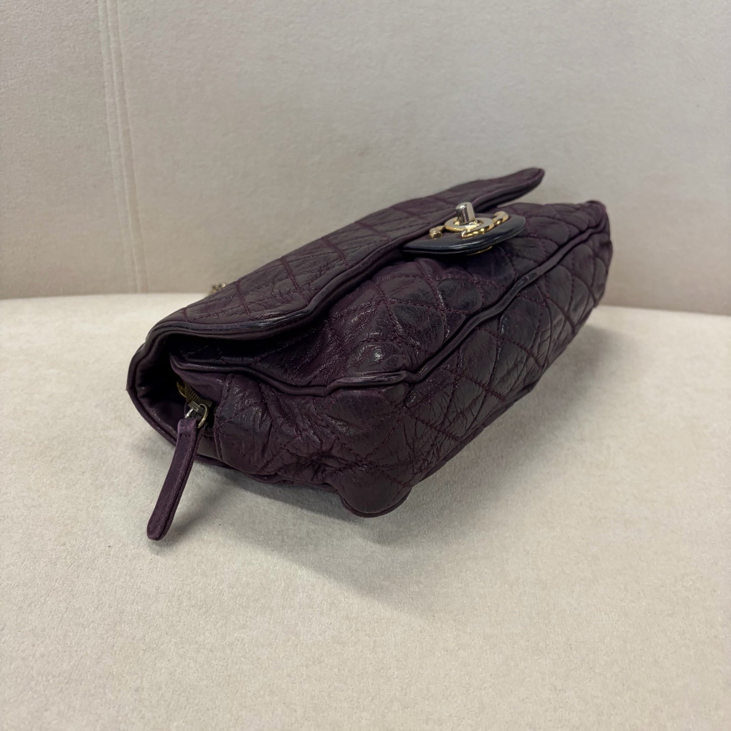 Chanel - Timeless/Classique - Leather - Purple - (medium)
