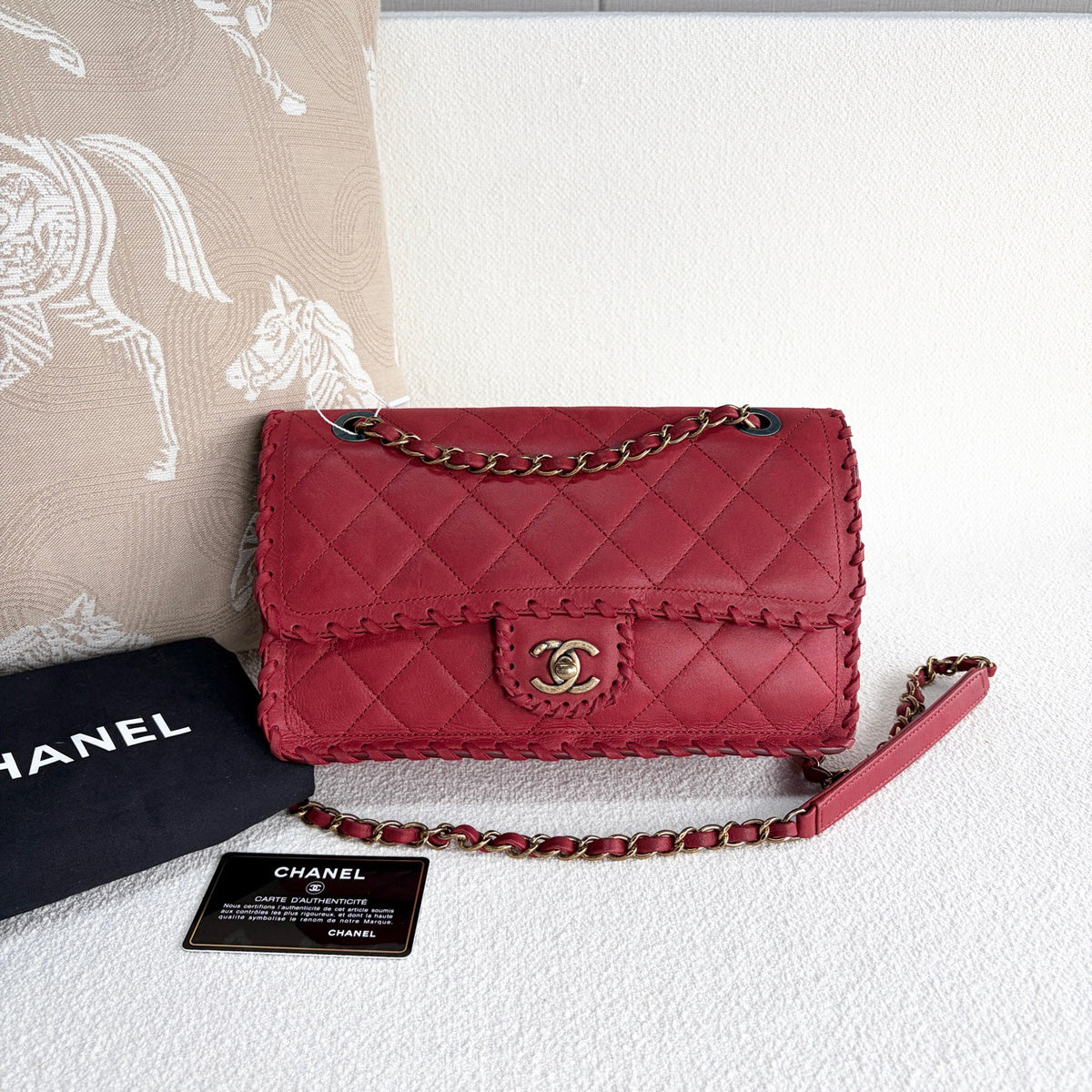 Chanel - Timeless/Classique - Leather - Red