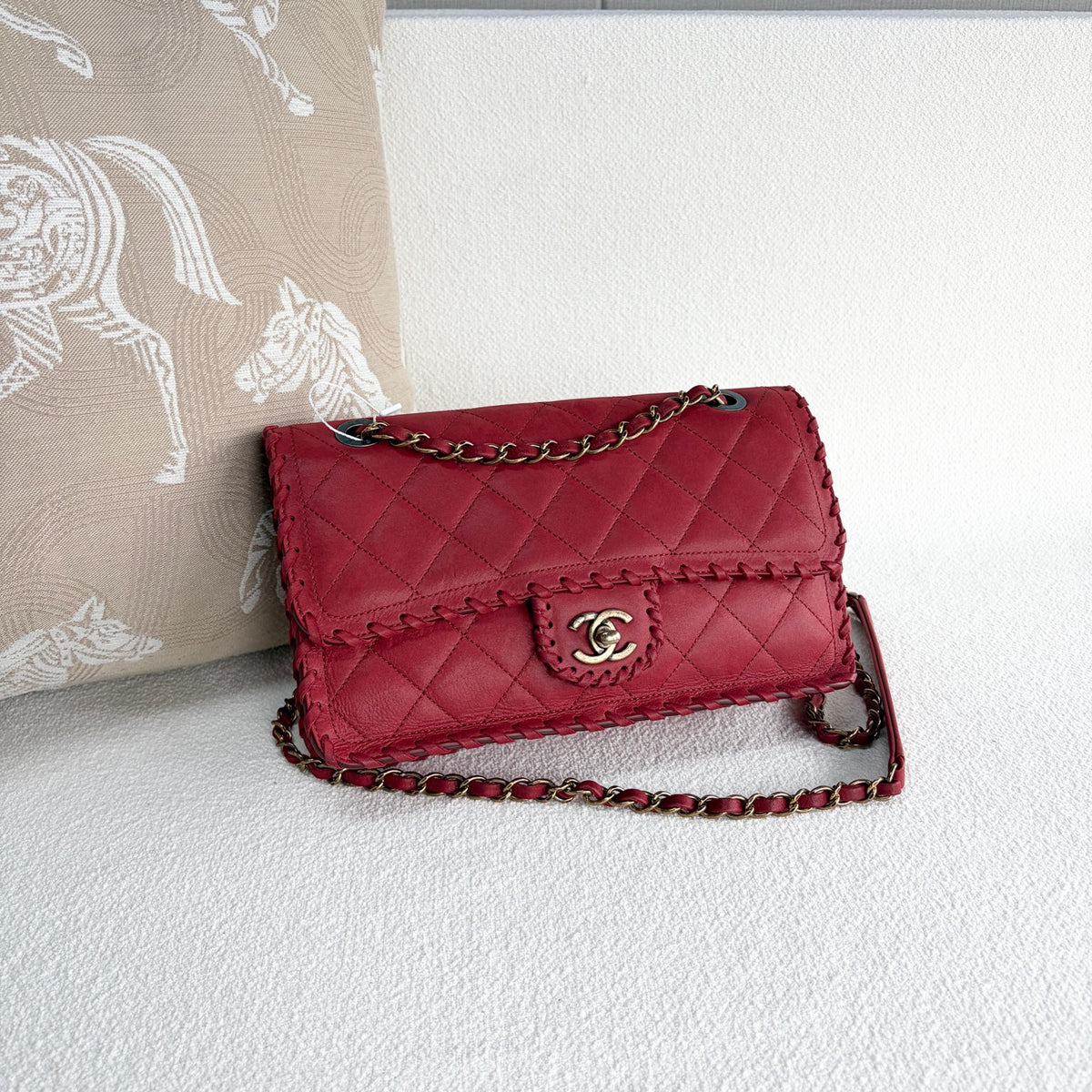 Chanel - Timeless/Classique - Leather - Red