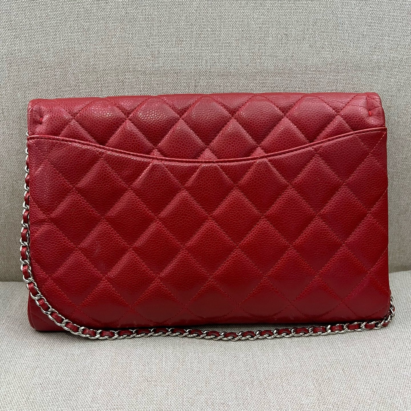 Chanel - Timeless/Classique - Leather - Red - (medium)