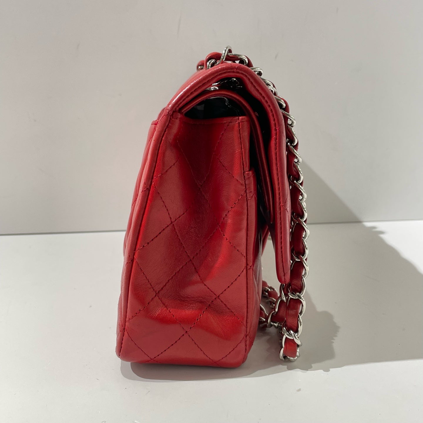 Chanel - Timeless/Classique - Leather - Red - (medium)