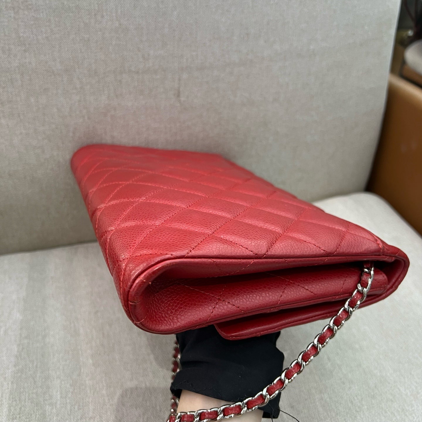 Chanel - Timeless/Classique - Leather - Red - (medium)