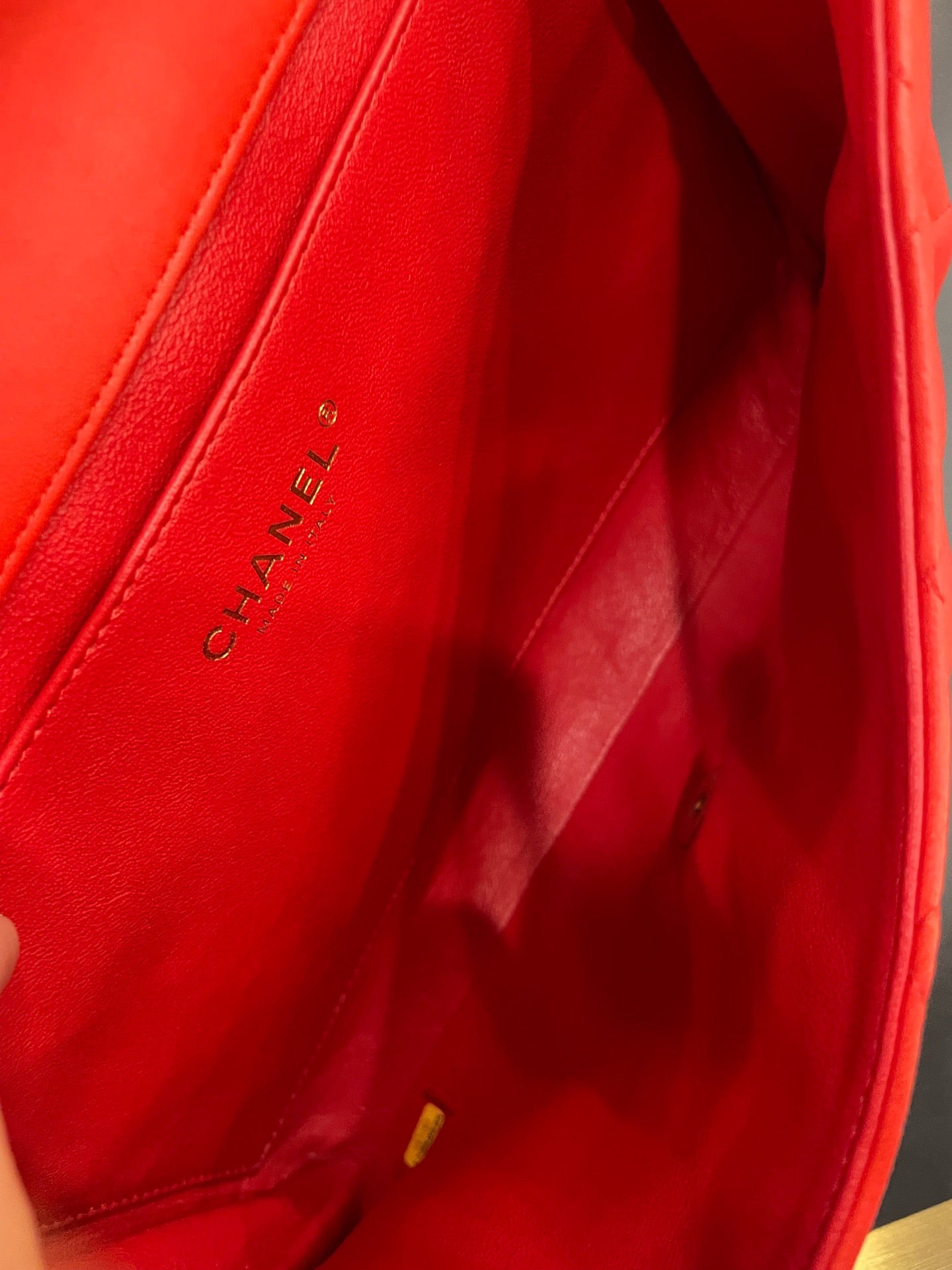 Chanel - Timeless/Classique - Leather - Red - (medium)