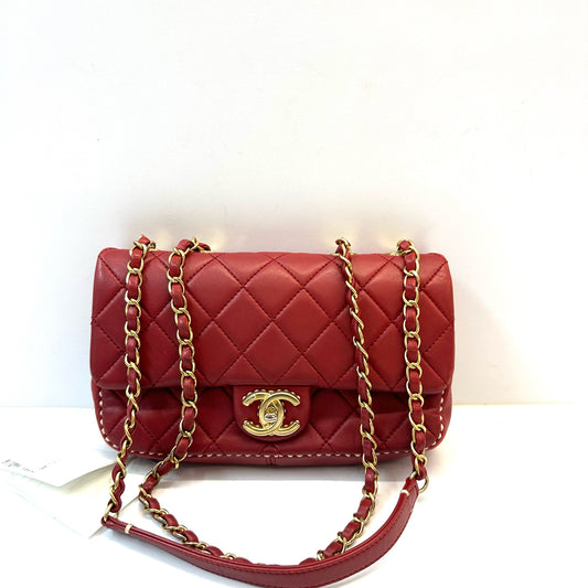 Chanel - Timeless/Classique - Leather - Red - (mini)