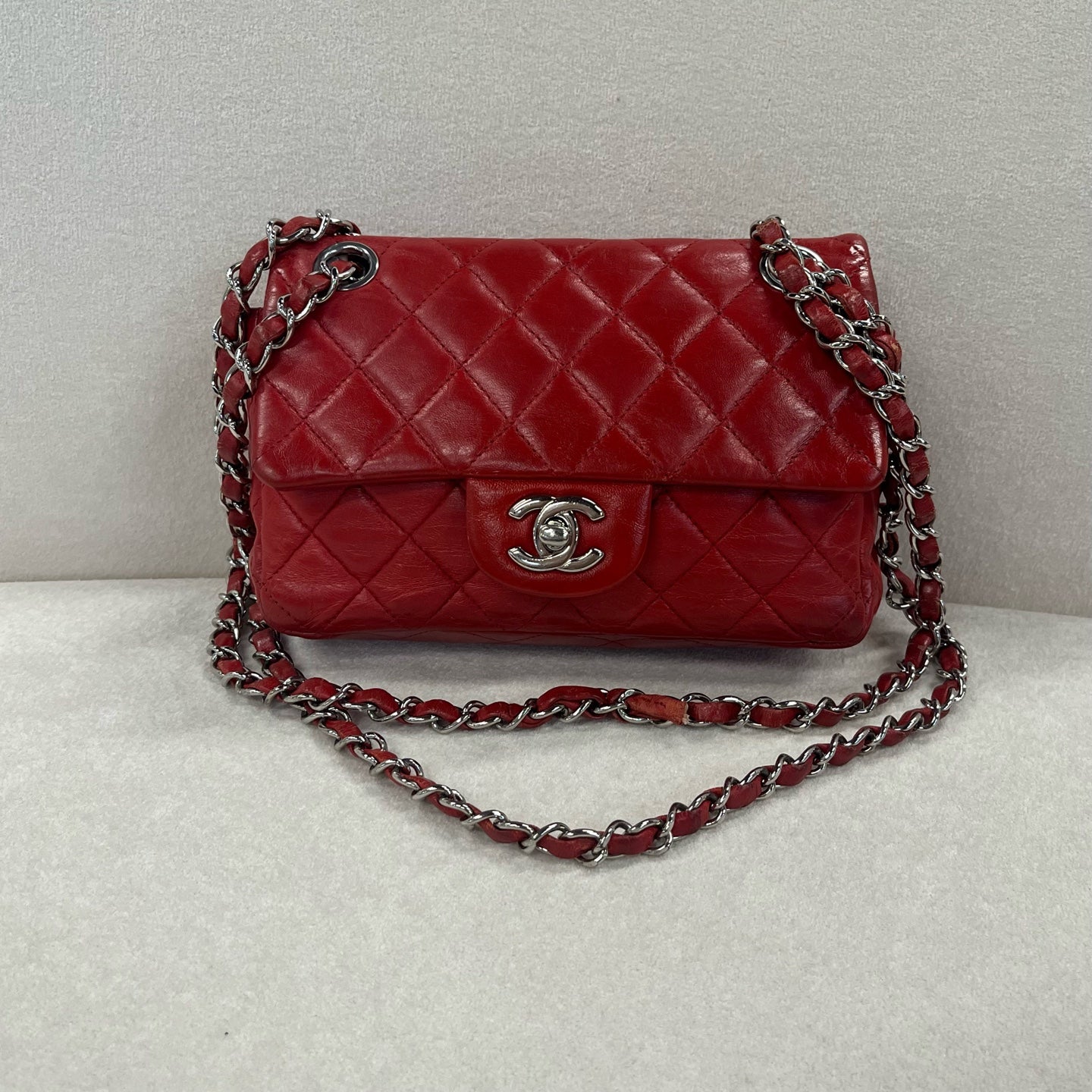 Chanel - Timeless/Classique - Leather - Red - (mini)