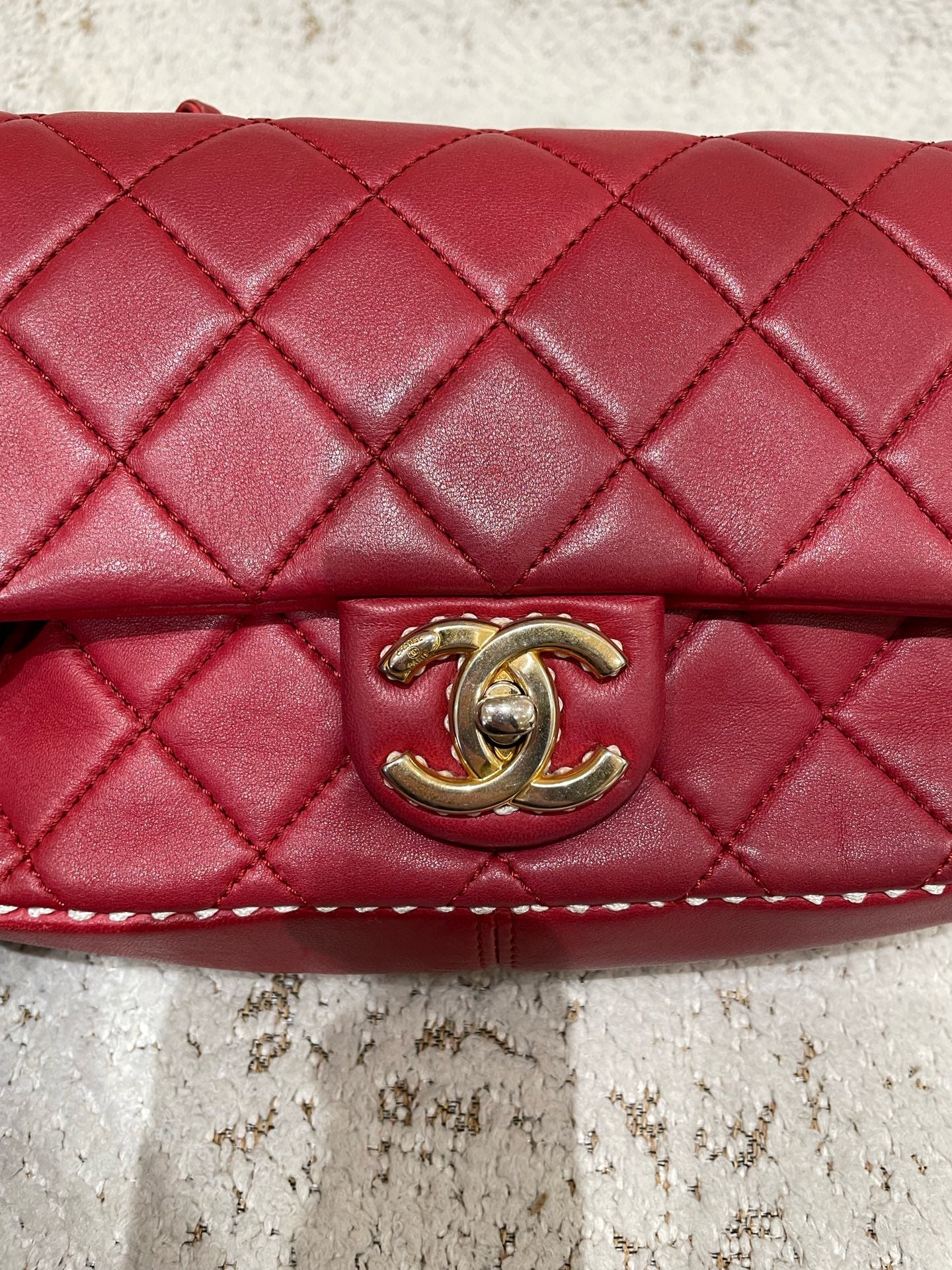 Chanel - Timeless/Classique - Leather - Red - (mini)