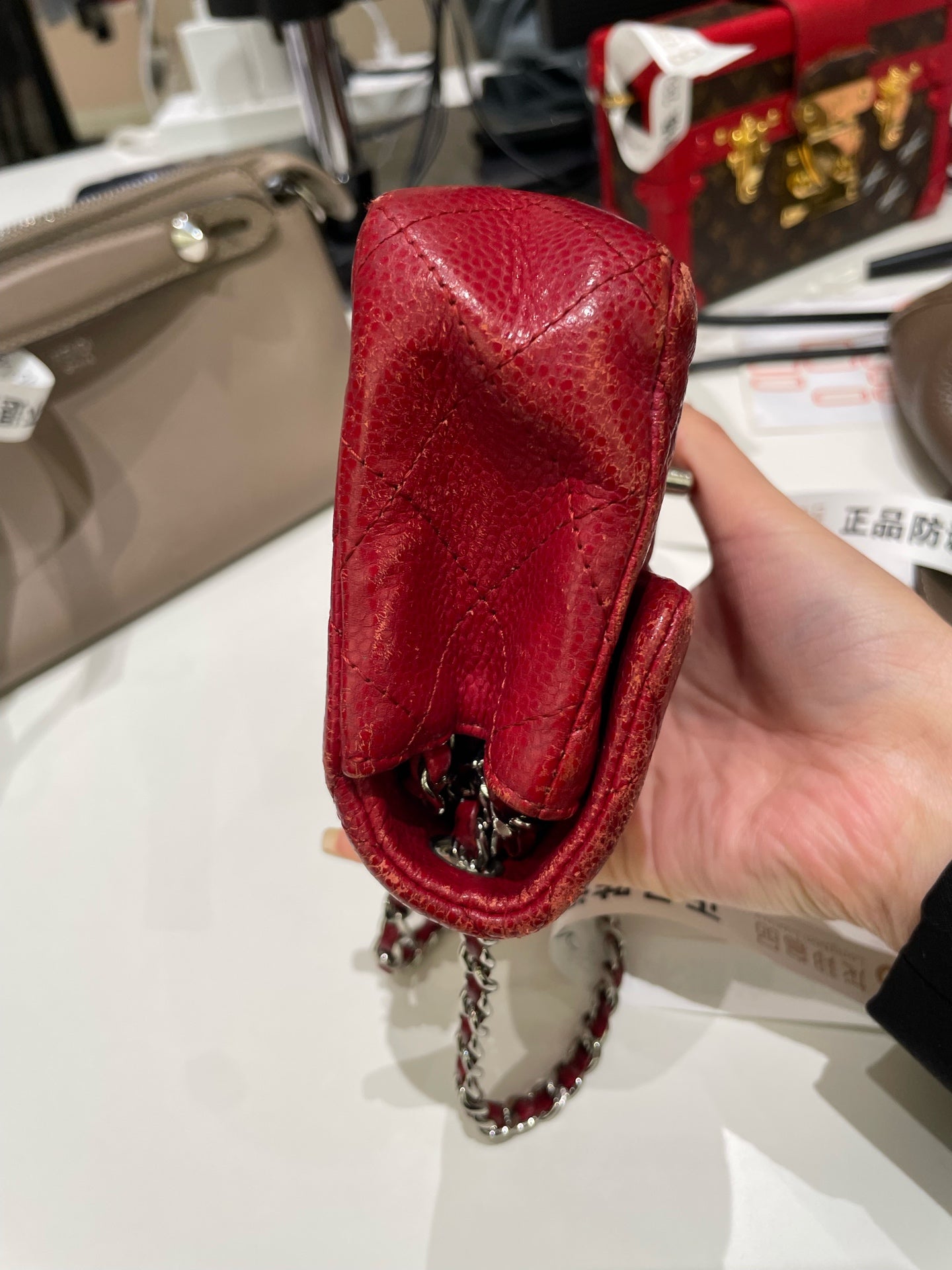 Chanel - Timeless/Classique - Leather - Red - (mini)
