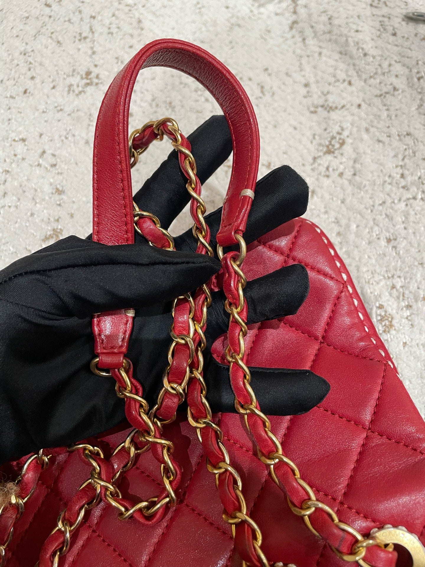 Chanel - Timeless/Classique - Leather - Red - (mini)