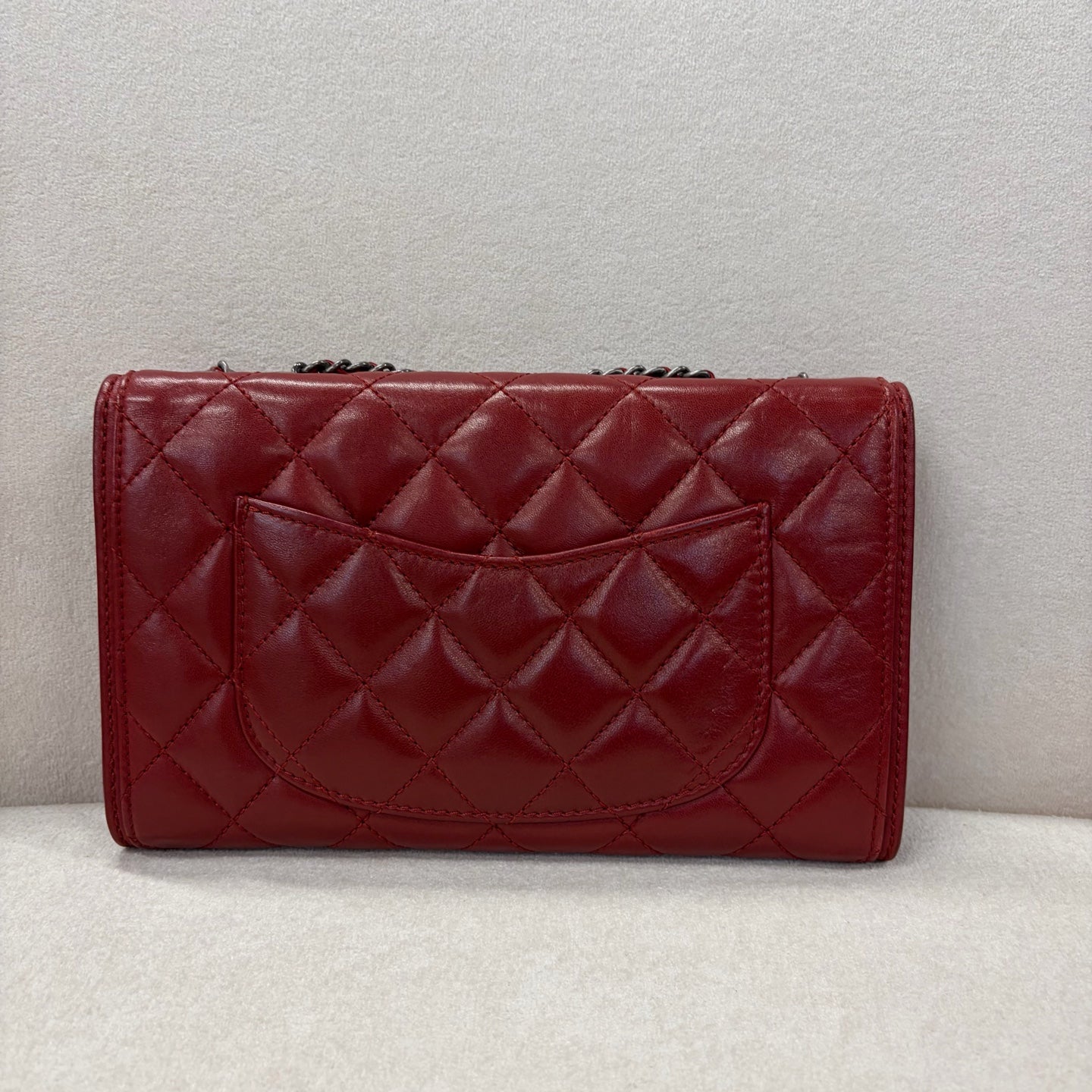 Chanel - Timeless/Classique - Leather - Red - (small)