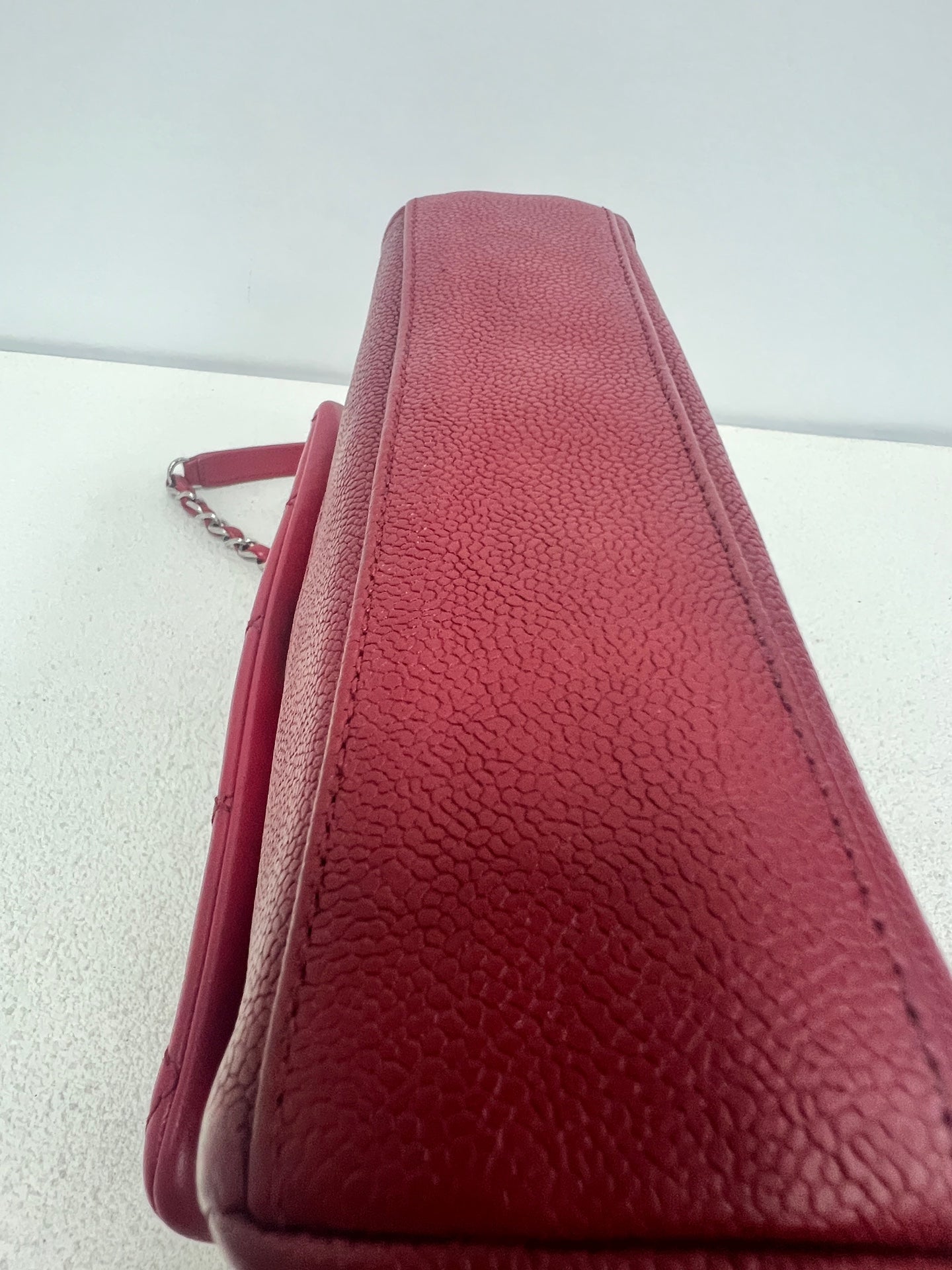 Chanel - Timeless/Classique - Leather - Red - (small)