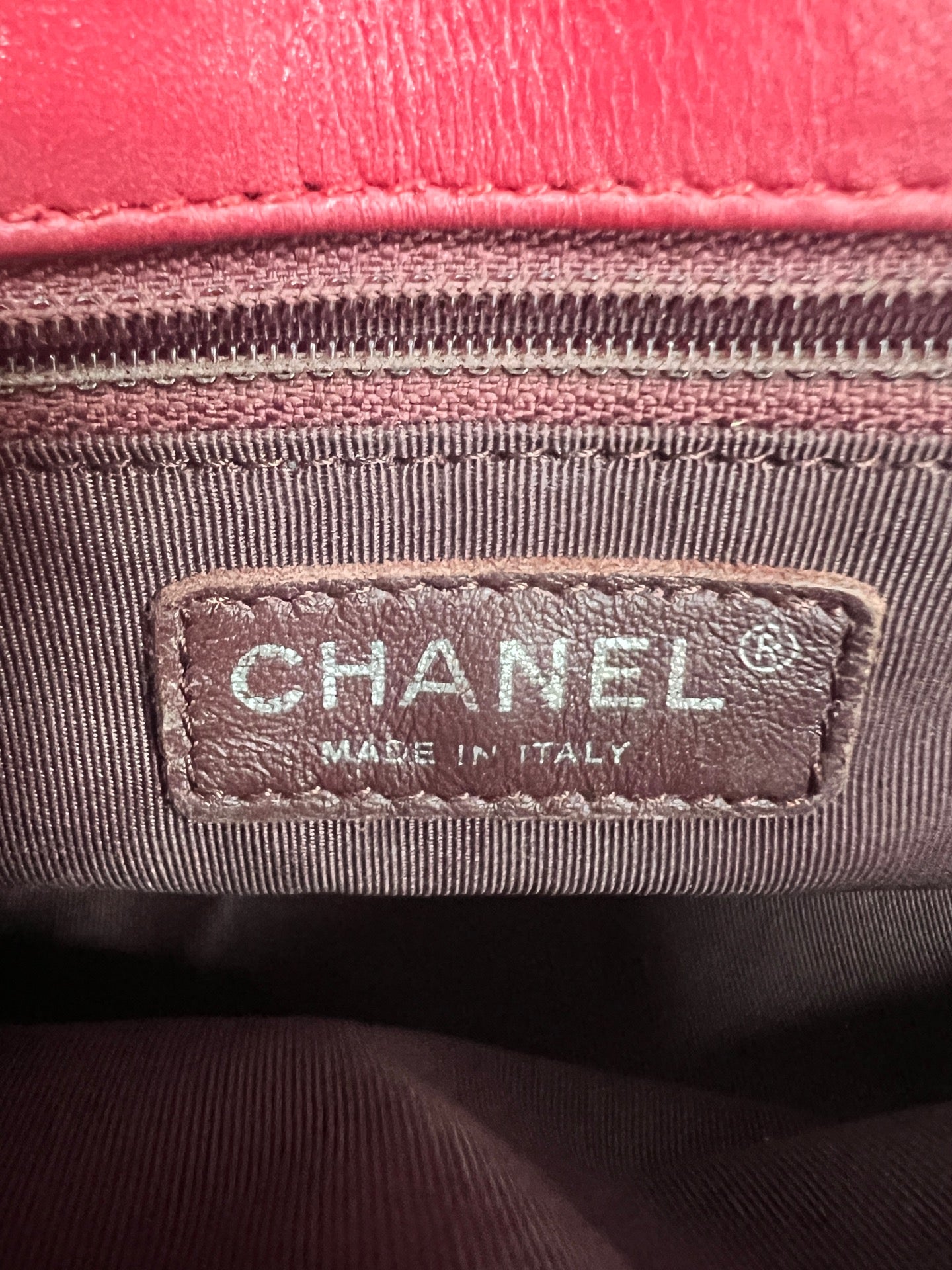 Chanel - Timeless/Classique - Leather - Red - (small)