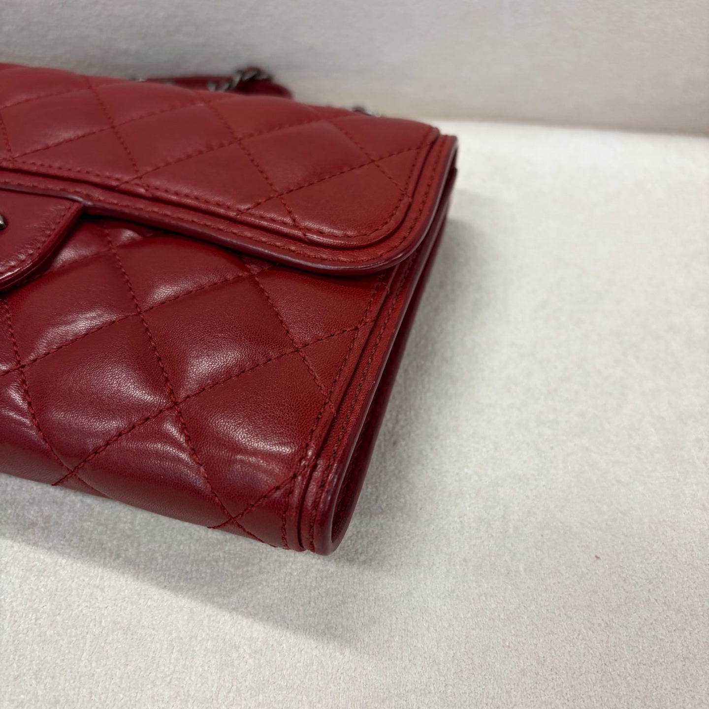 Chanel - Timeless/Classique - Leather - Red - (small)
