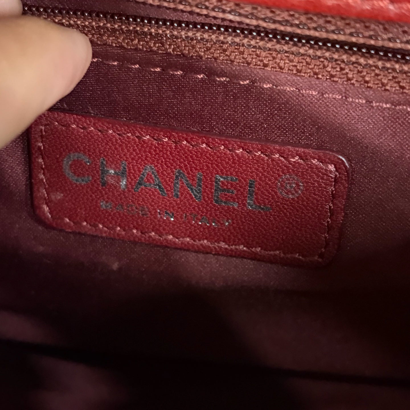 Chanel - Timeless/Classique - Leather - Red - (small)