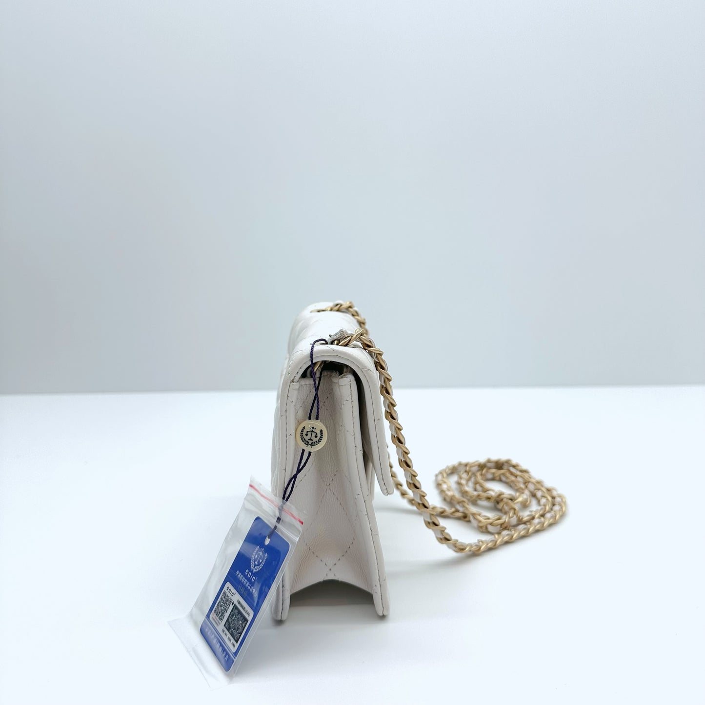 Chanel - Timeless/Classique - Leather - White - (mini)