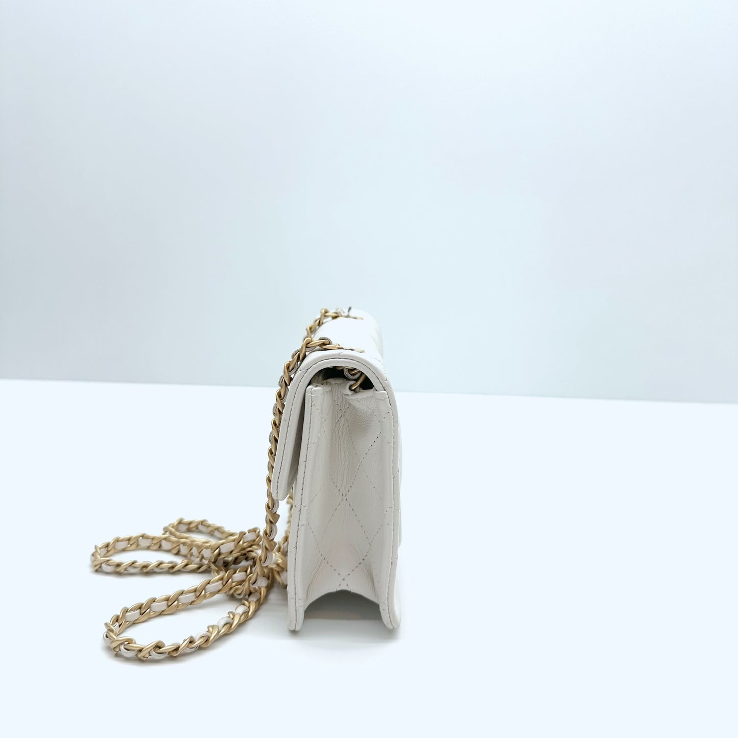 Chanel - Timeless/Classique - Leather - White - (mini)