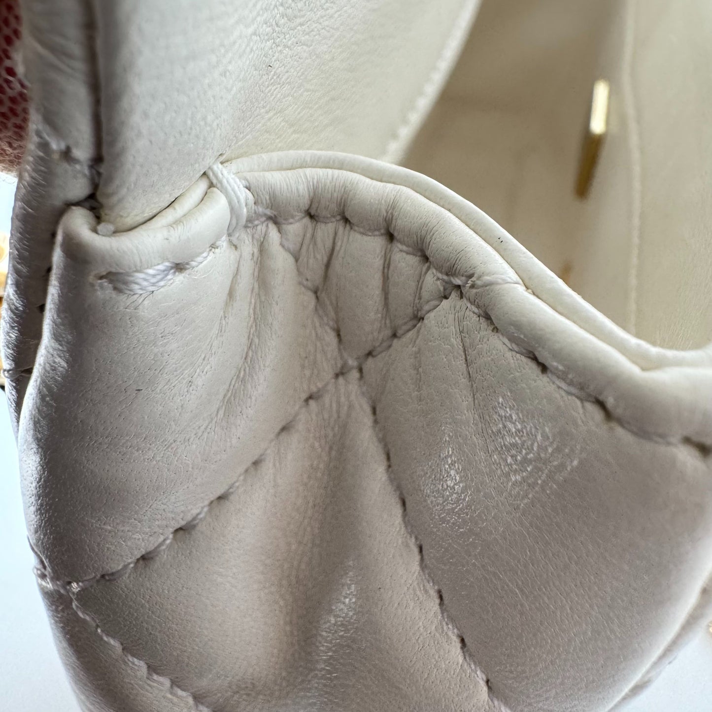 Chanel - Timeless/Classique - Leather - White - (mini)