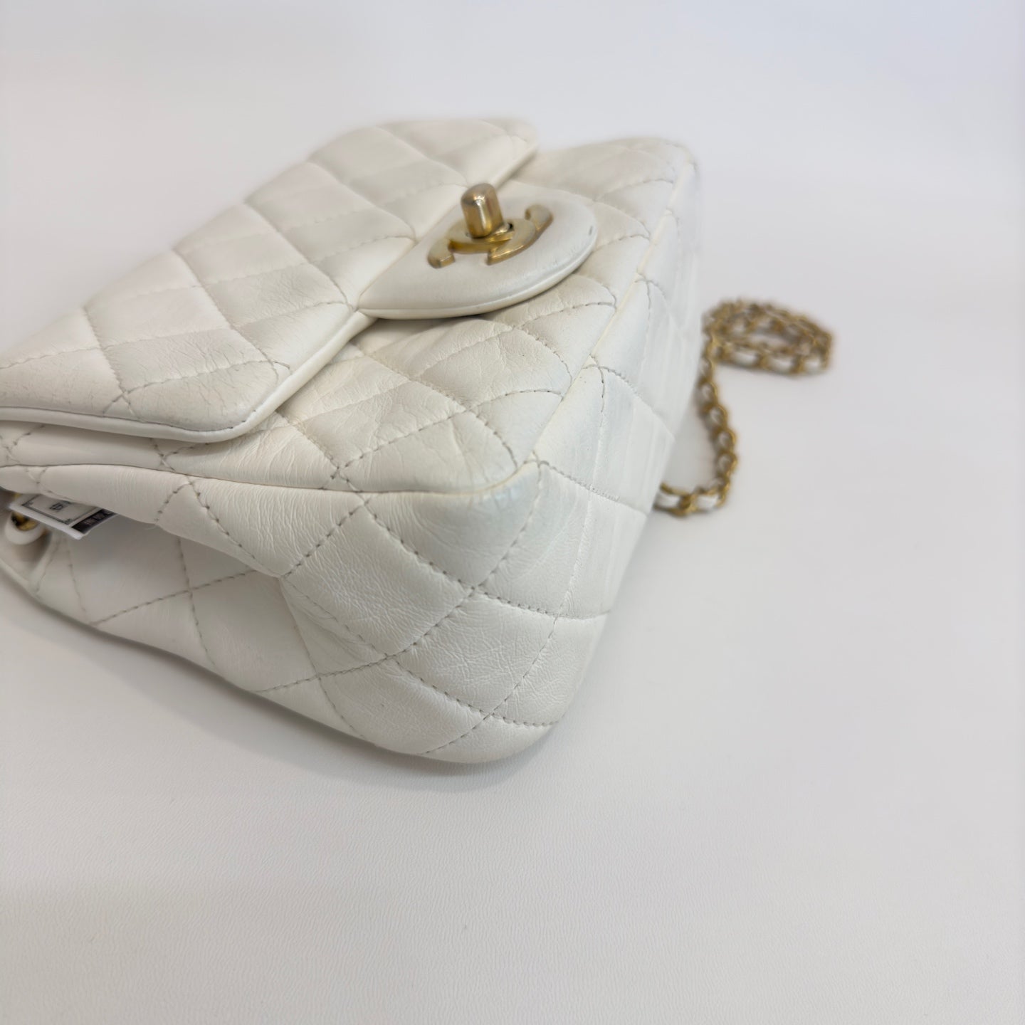 Chanel - Timeless/Classique - Leather - White - (mini)
