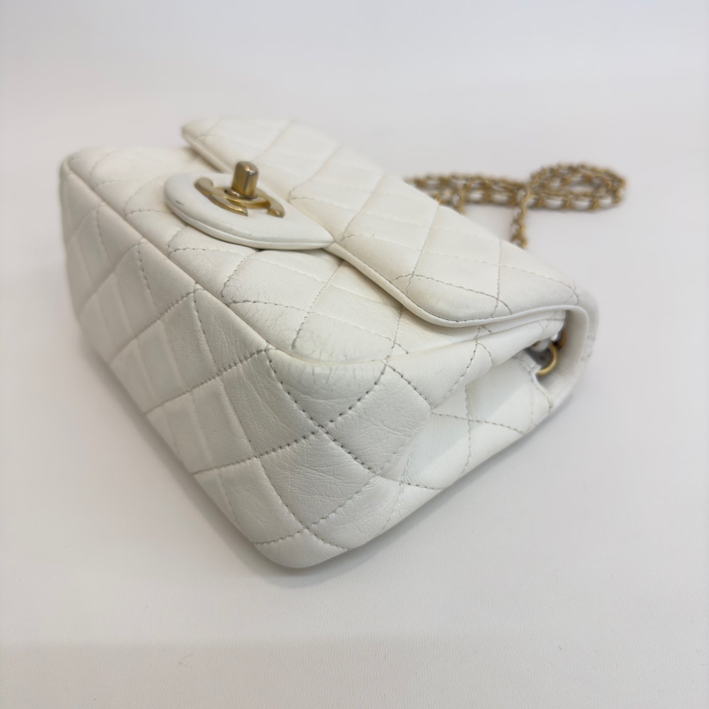 Chanel - Timeless/Classique - Leather - White - (mini)