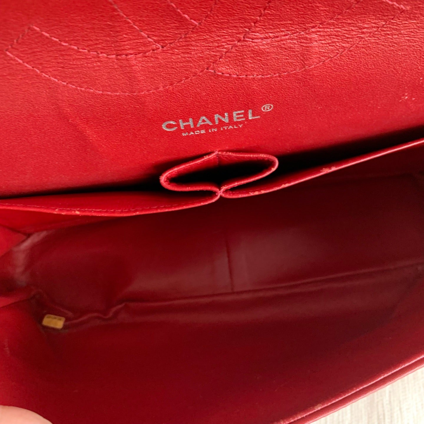 Chanel - Timeless/Classique - Patent leather - Red - (Large)