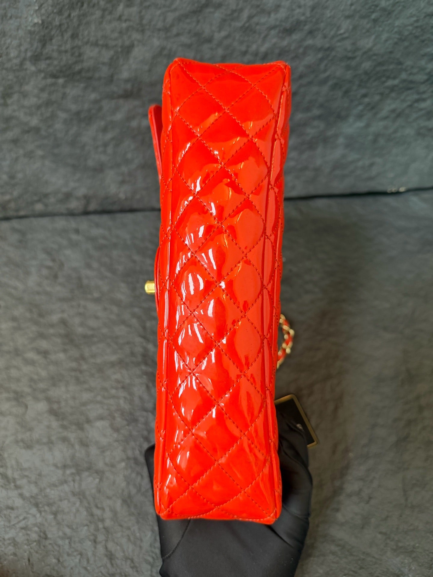 Chanel - Timeless/Classique - Patent leather - Red - (medium)