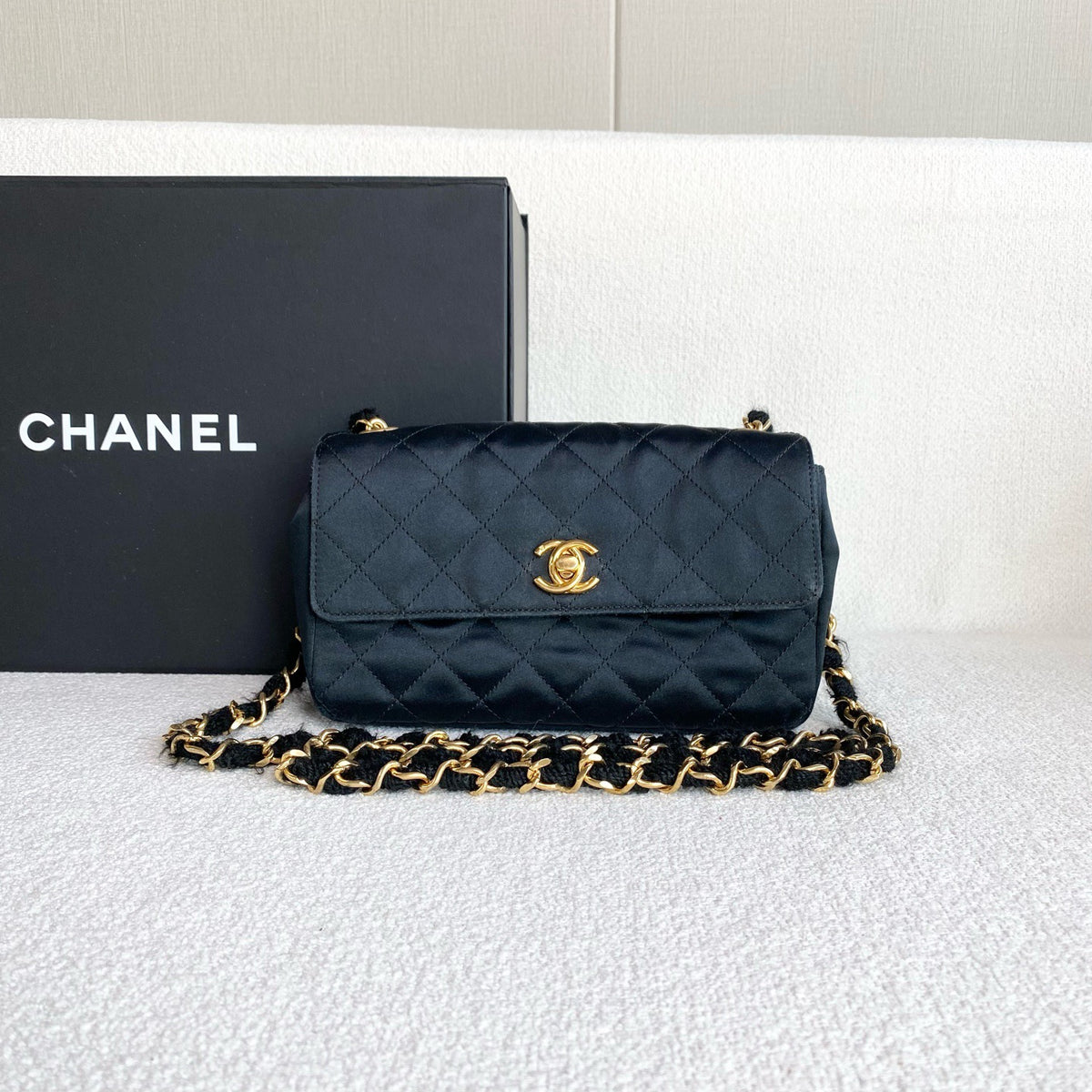 Chanel - Timeless/Classique - Silk - Black - (mini)
