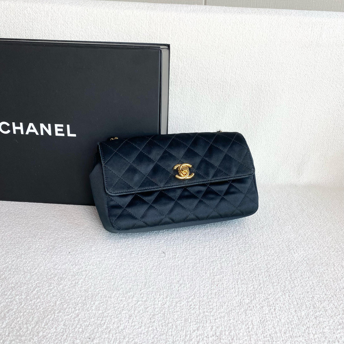 Chanel - Timeless/Classique - Silk - Black - (mini)