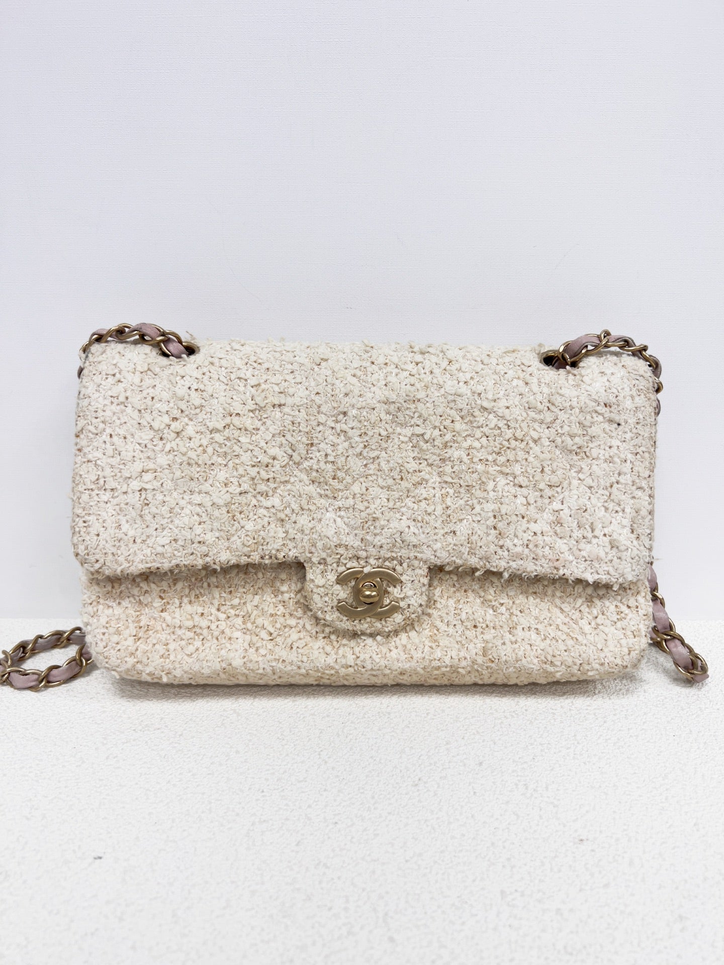 Chanel - Timeless/Classique - Tweed - Beige - (medium)