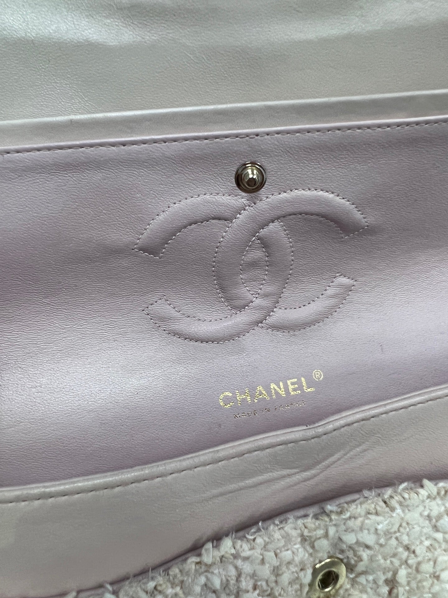 Chanel - Timeless/Classique - Tweed - Beige - (medium)