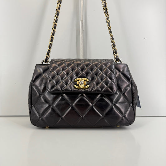 Chanel - Timeless - Leather - Black - (medium)