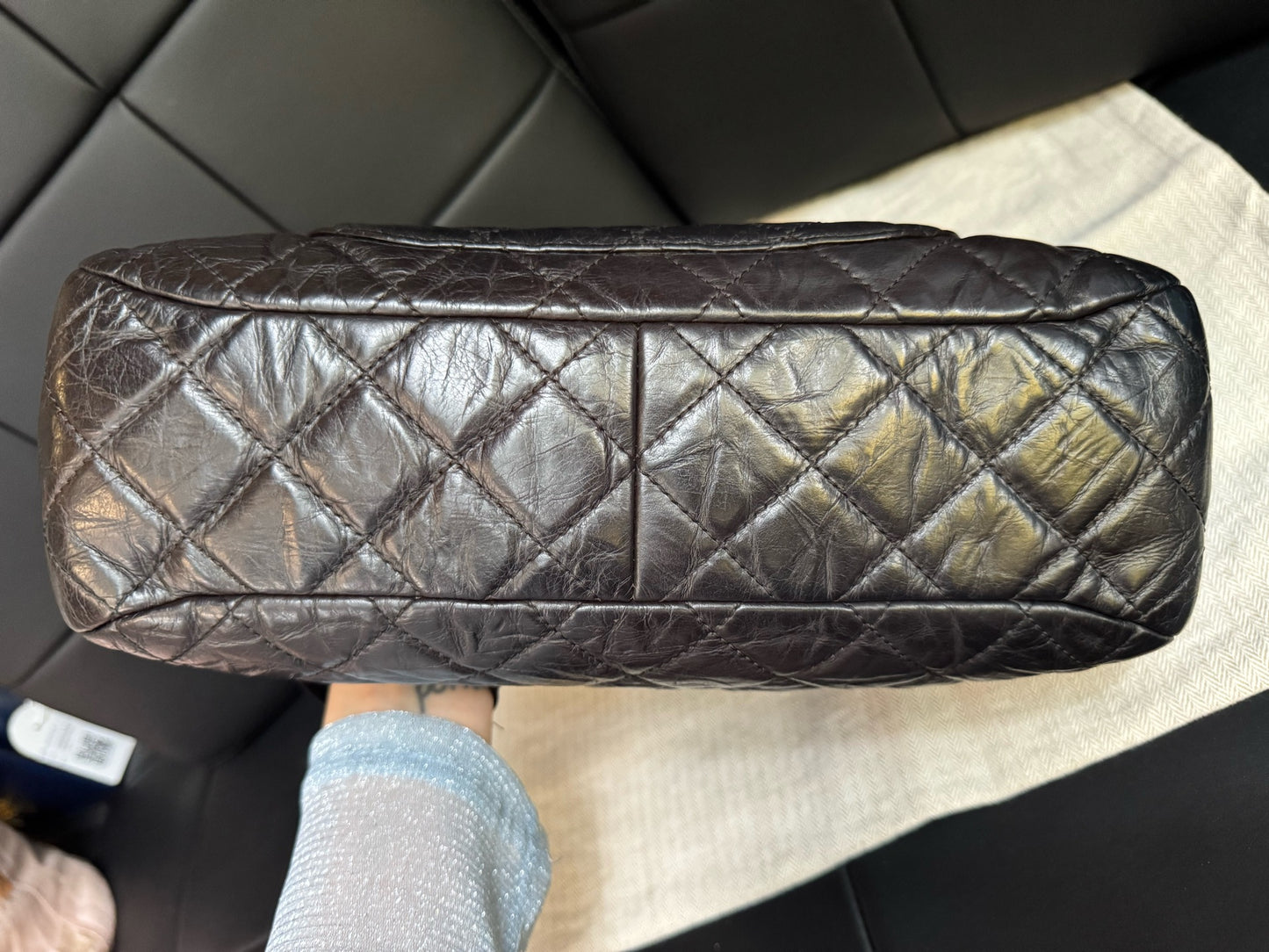 Chanel - Tote Bag - Leather - Black - (Other)