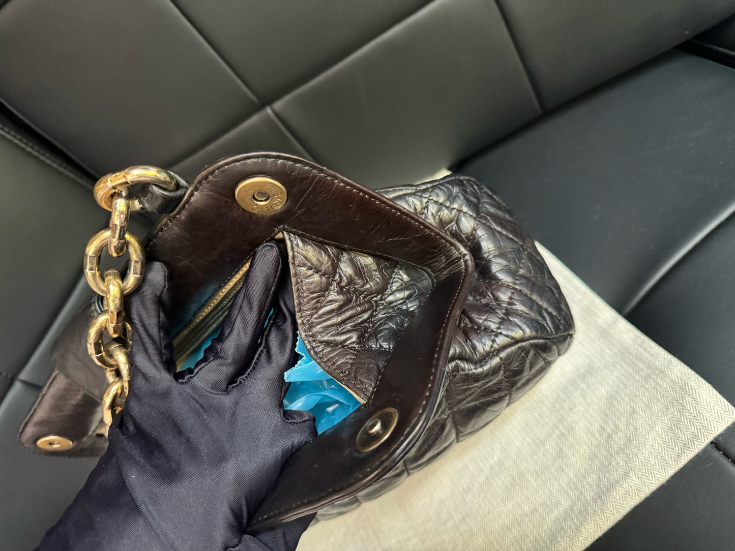 Chanel - Tote Bag - Leather - Black - (Other)