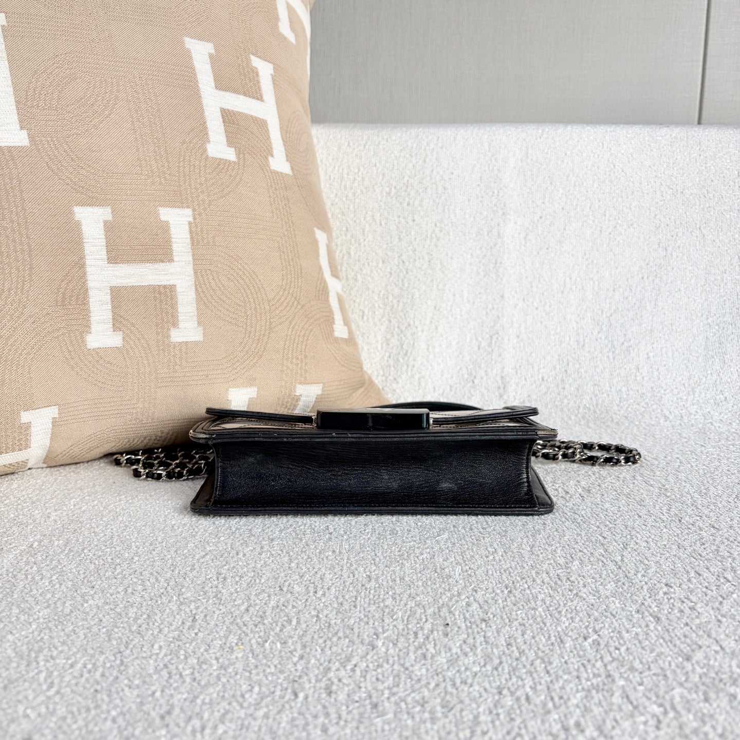 Chanel - Transparent Jelly Flap Bag with Enamel Buckle (24 Series) - PVC with Leather trim - Black - (mini)