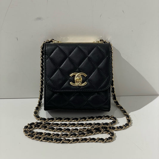 Chanel - Trendy CC - Leather - Black - (mini)