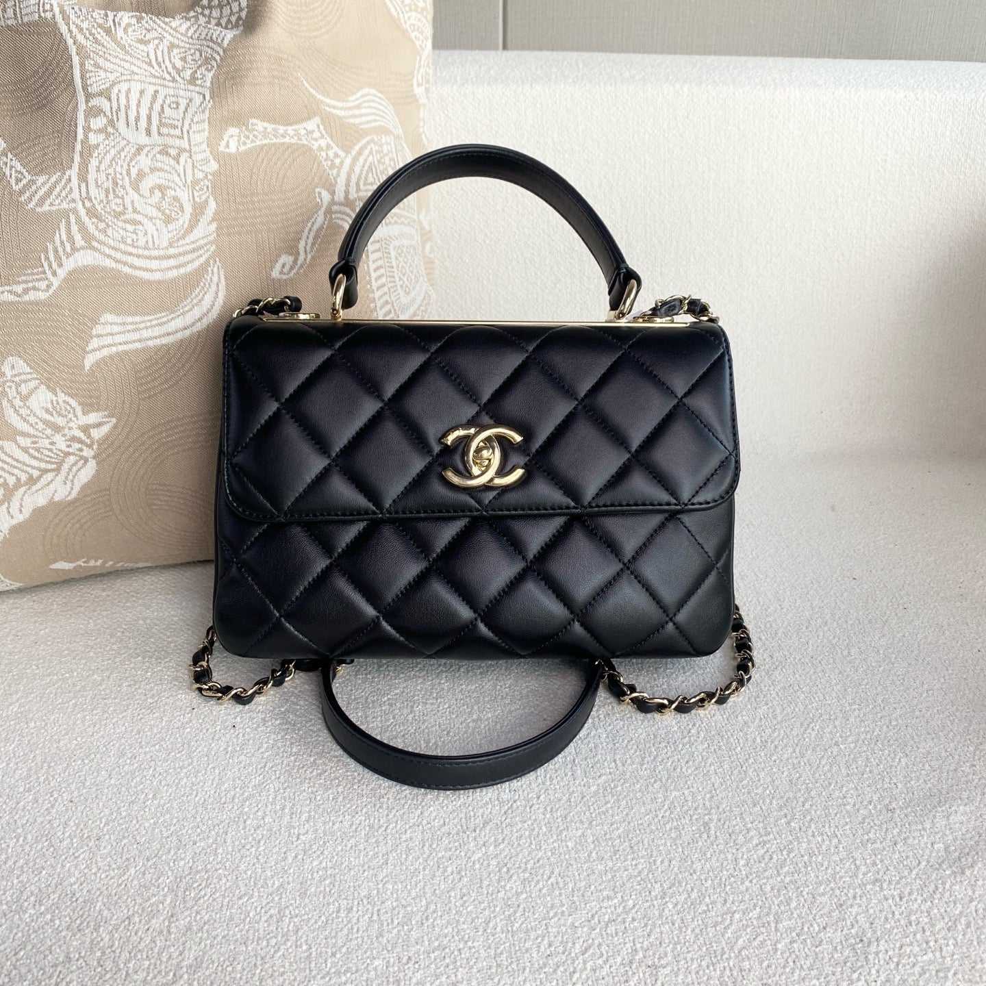 Chanel - Trendy CC - Leather - Black - (small)