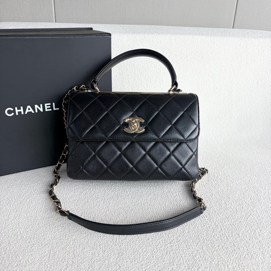 Chanel - Trendy CC - Leather - Black - (small)