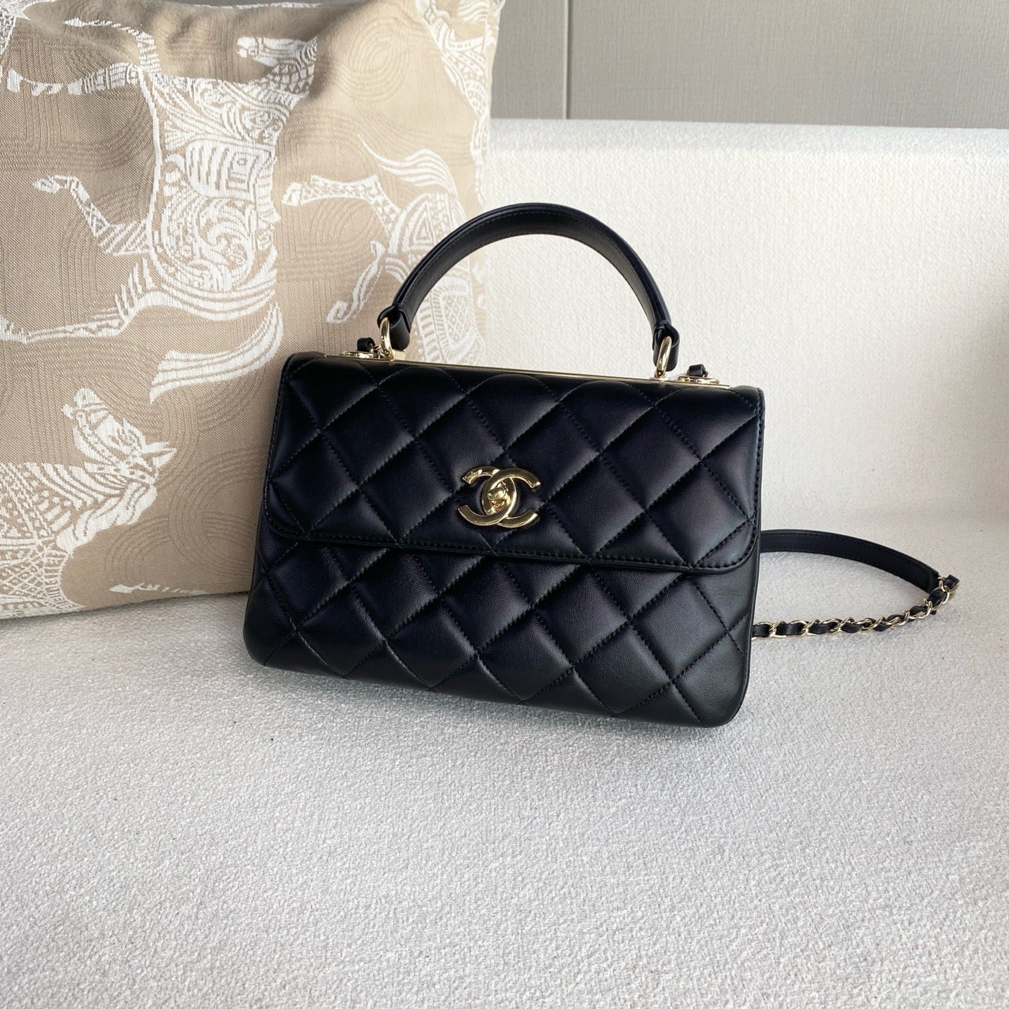 Chanel - Trendy CC - Leather - Black - (small)