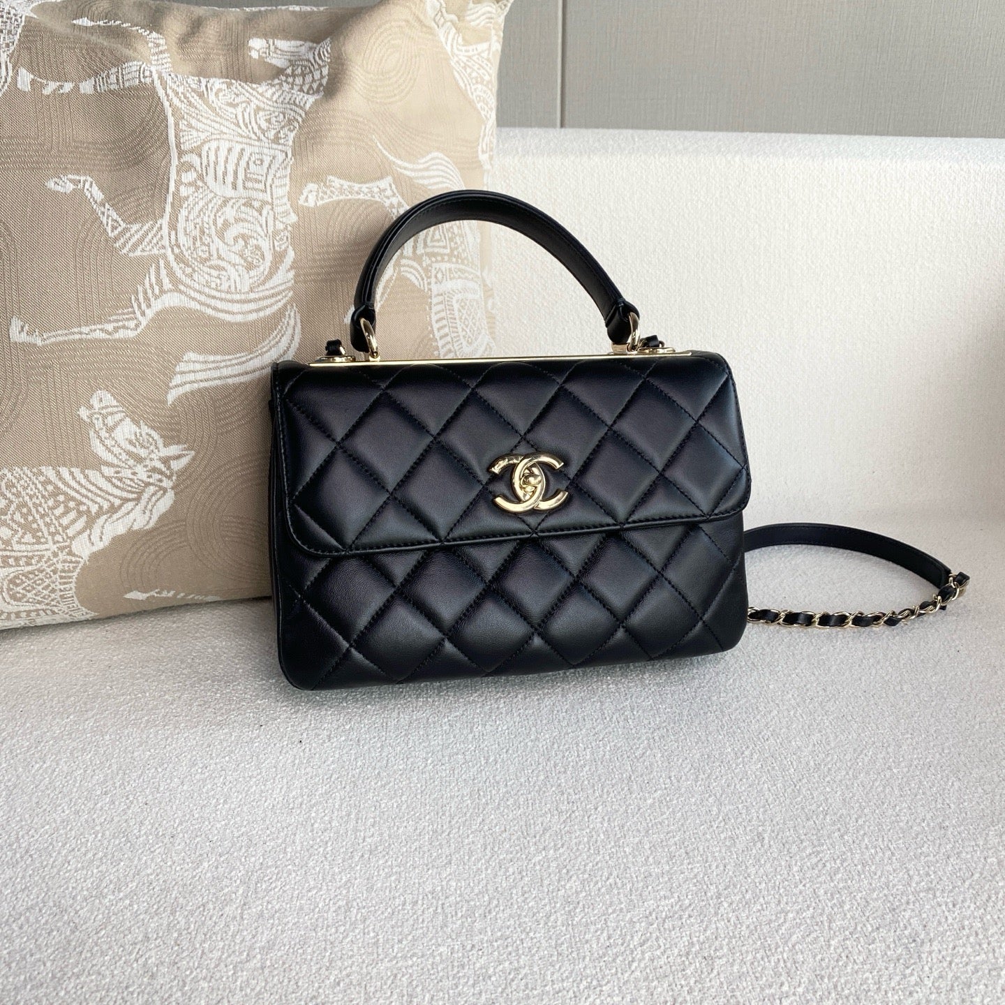 Chanel - Trendy CC - Leather - Black - (small)
