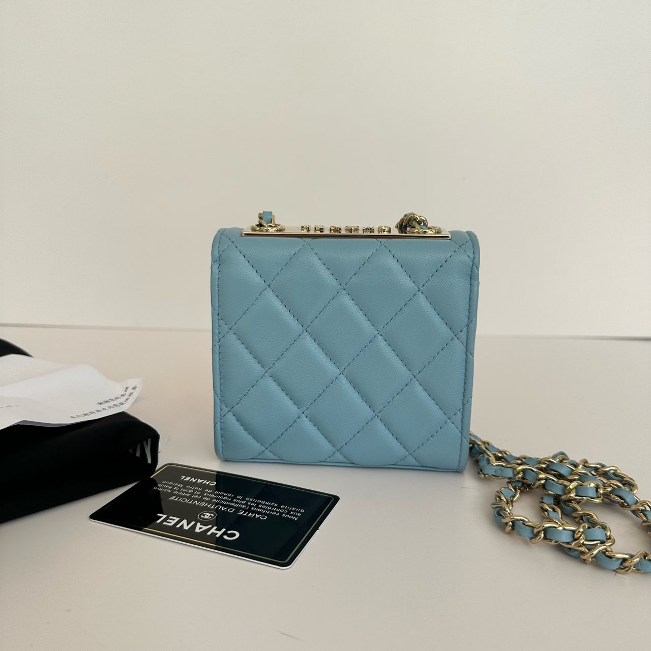 Chanel - Trendy CC - Leather - Blue - (mini)
