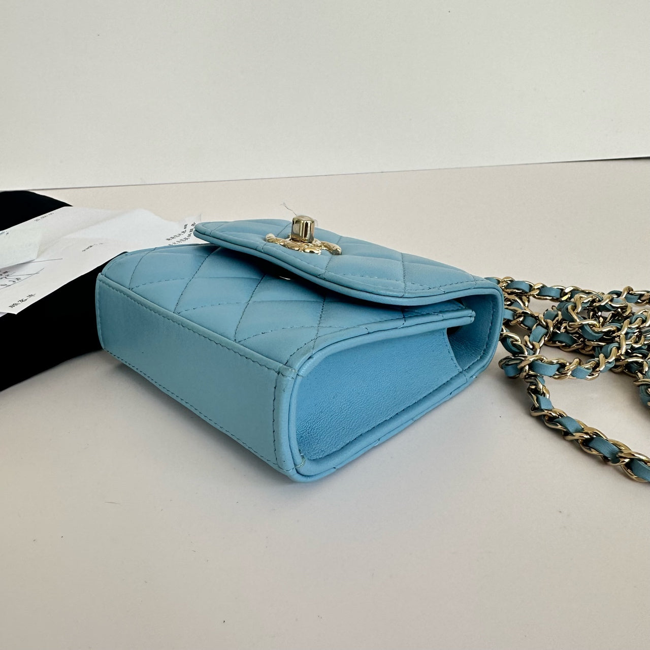 Chanel - Trendy CC - Leather - Blue - (mini)