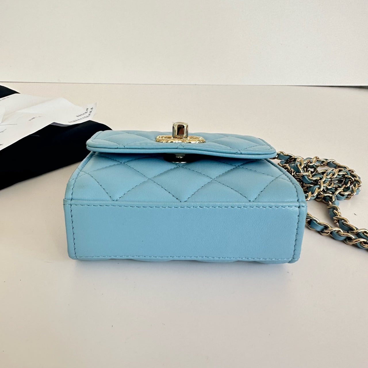 Chanel - Trendy CC - Leather - Blue - (mini)