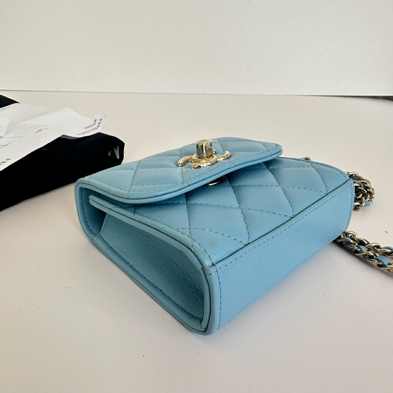 Chanel - Trendy CC - Leather - Blue - (mini)