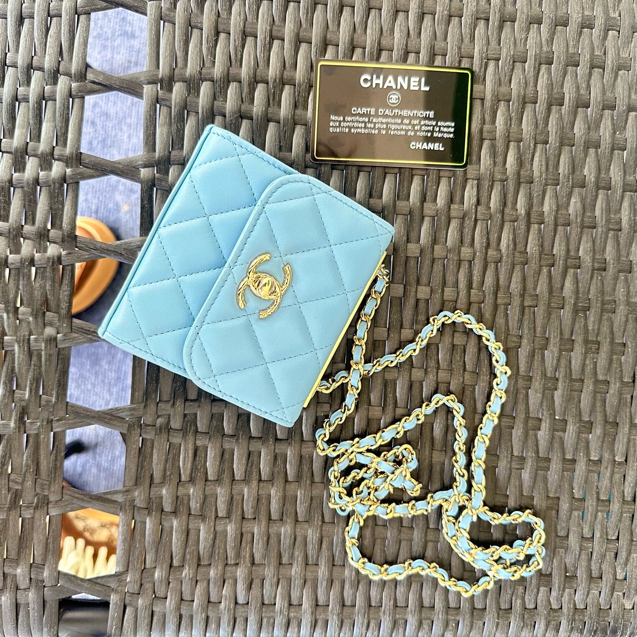 Chanel - Trendy CC - Leather - Blue - (mini)