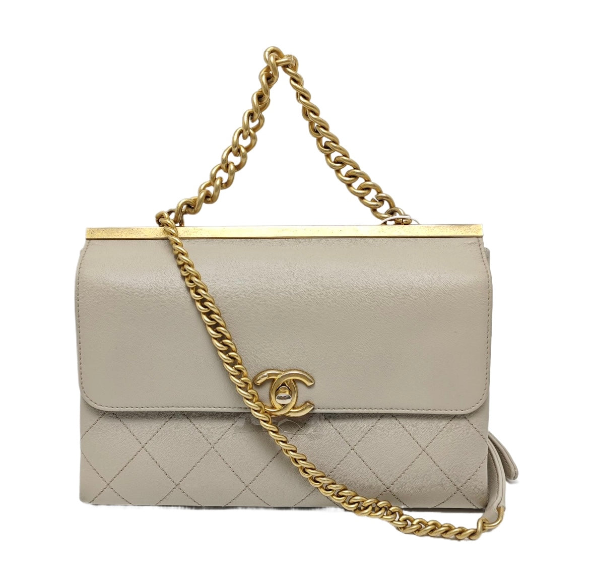Chanel - Trendy CC - Leather - Grey - (Small)