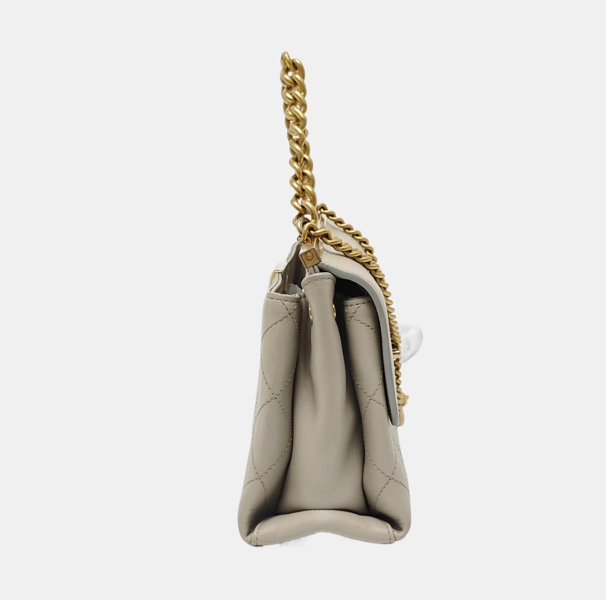 Chanel - Trendy CC - Leather - Grey - (Small)