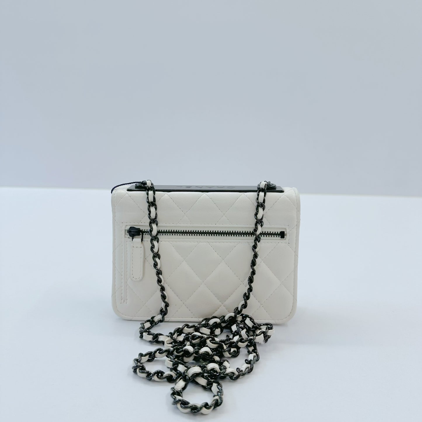 Chanel - Trendy CC - Leather - White - (mini)