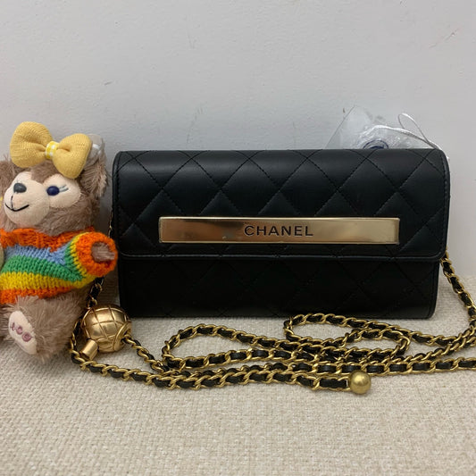 Chanel - Trendy Wallet - Leather - Black - (mini)