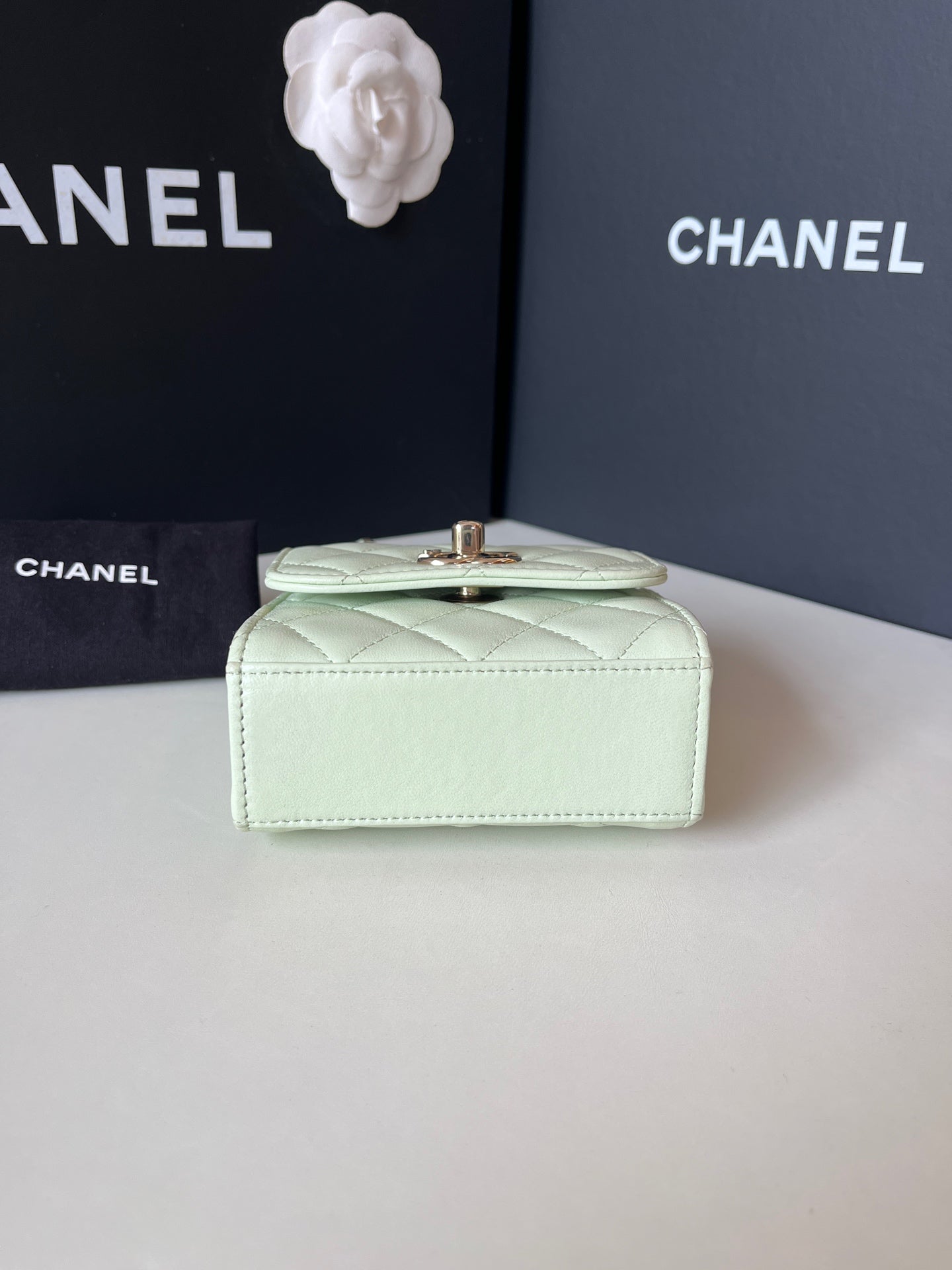 Chanel - trendycc mini - Leather - Green - (mini)