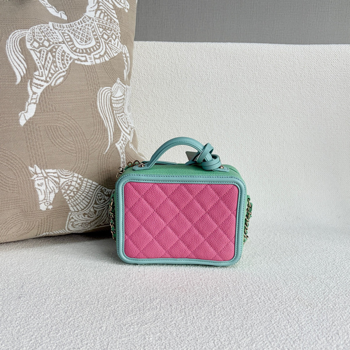 Chanel - Vanity Case Camera Bag - Leather - Multicolour - (mini)