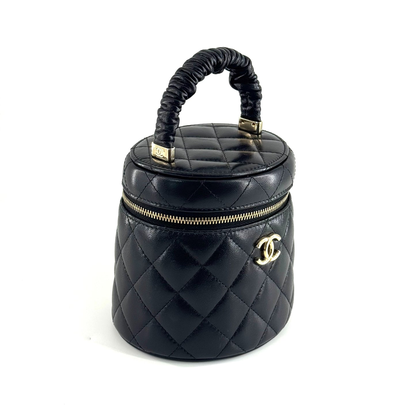Chanel - Vanity Case - Leather - Black - (mini)